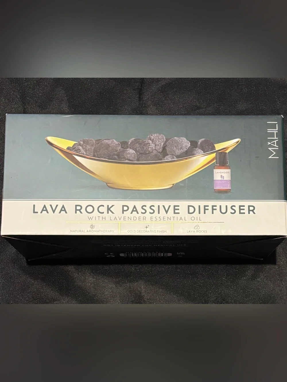 Lava Rock Passive Diffuser Bowl with Lavender Oil - NEW